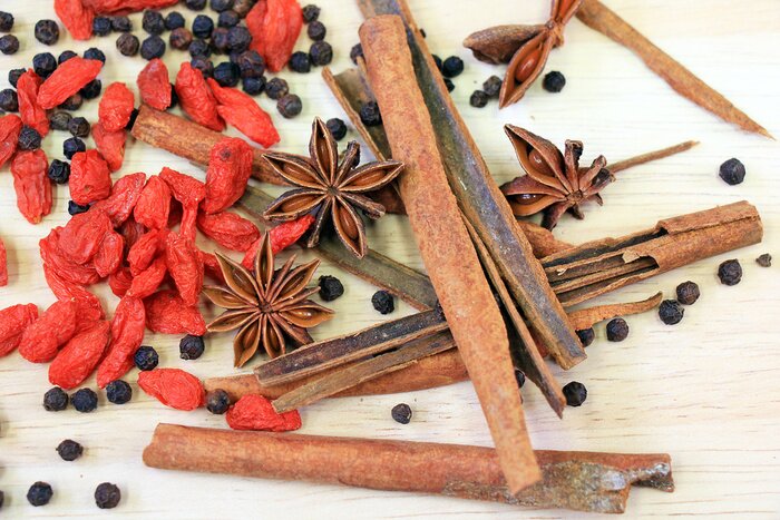 Papier peint  Quelques épices