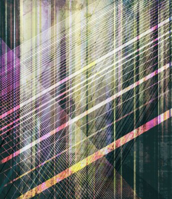 Papier peint  Rayons abstraits linéaires