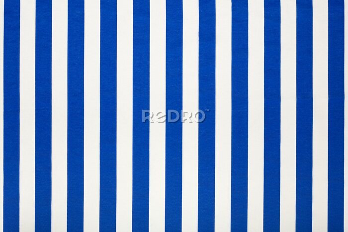 Papier peint  Rayures verticales bleues de style Hampton