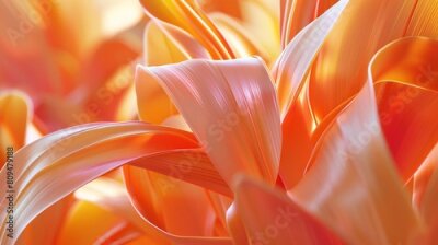 Papier peint  Regal Elegance: Up close, the Strelitzia exudes regal elegance, its presence a symbol of grace and sophistication.