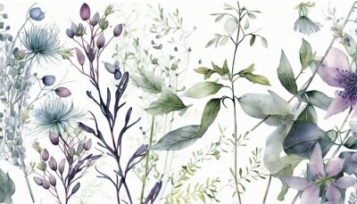 Papier peint  Remise à base de plantes