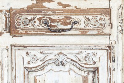Papier peint  Rétro armoire shabby chic