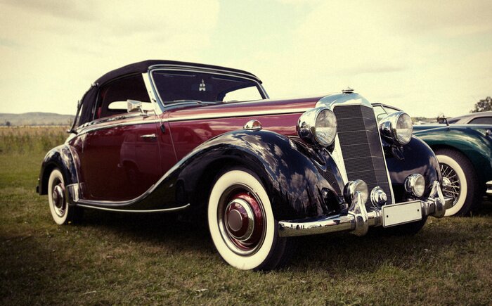 Papier peint  Rétro voiture