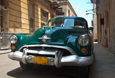 Papier peint  Rétro voiture à Cuba