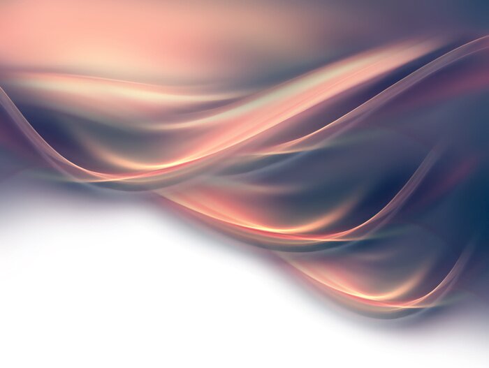 Papier peint  Rideau en soie au vent 3D