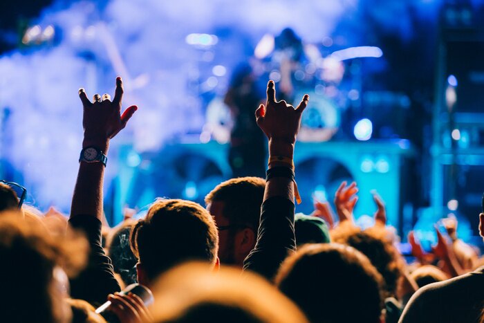 Papier peint  Rock and roll concert