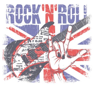 Papier peint  Rock'n'roll britannique