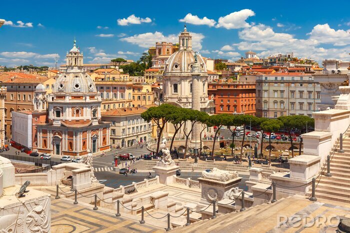 Papier peint  Rome et la place de Venise