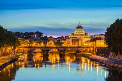 Rome et le pont Saint-Ange