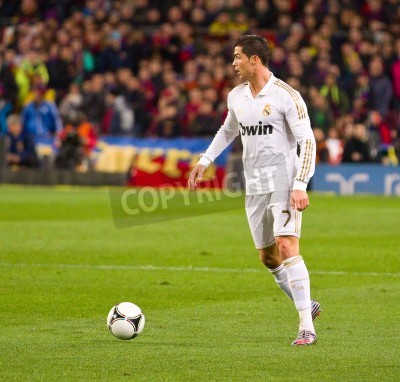 Papier peint  Ronaldo en le public en arrière-plan