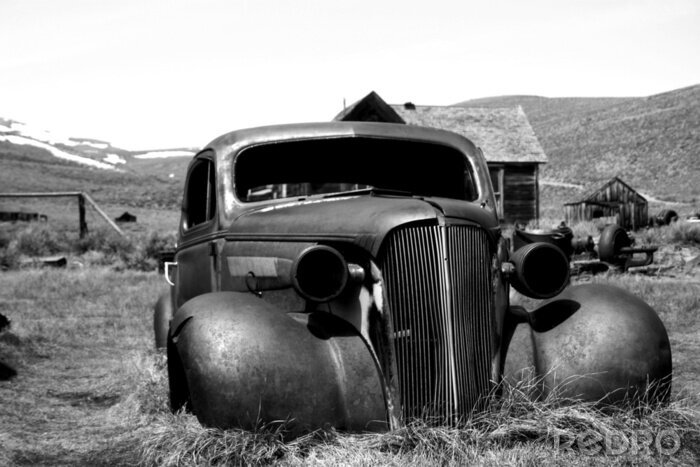 Papier peint  rouille seau