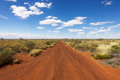 Papier peint  Route rouge en Australie