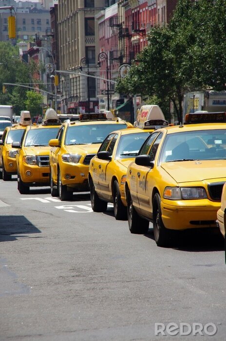 Papier peint  Rue à New York et taxis