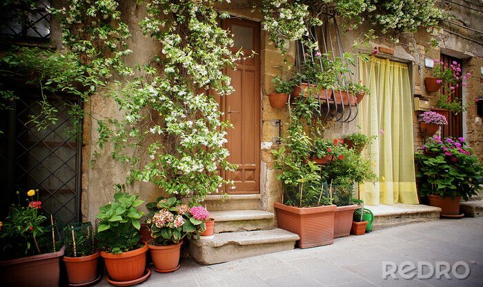 Papier peint  rue italien mignon