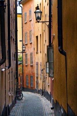 Ruelle étroite et tortueuse Stockholm