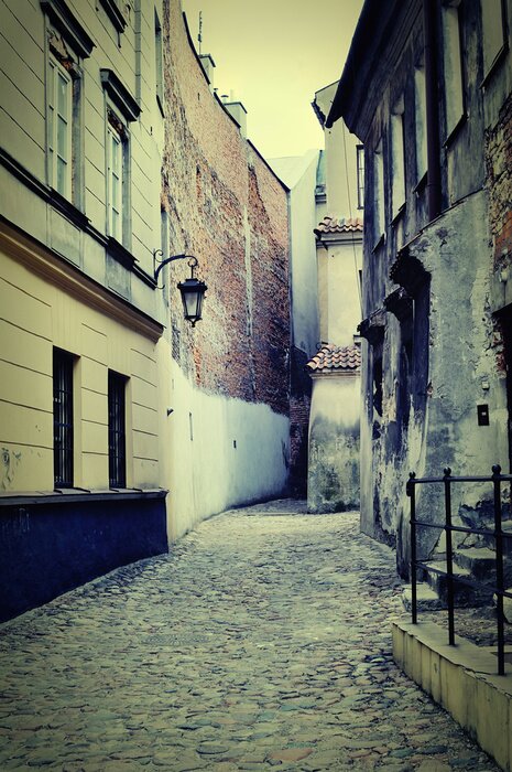 Papier peint  Ruelle latérale vieille ville