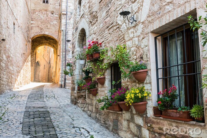 Papier peint  Ruelle ravissante Italie