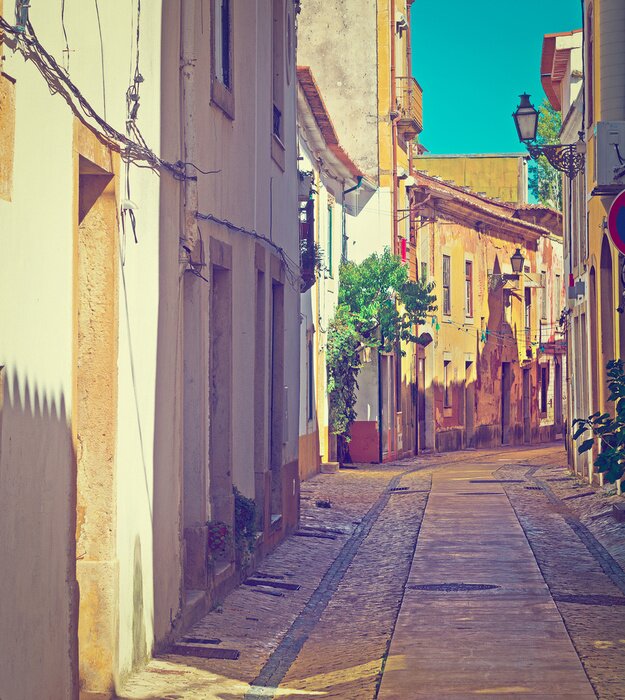 Papier peint  Ruelle vieux quartier
