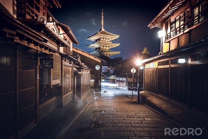 Papier peint  Rues de Tokyo la nuit