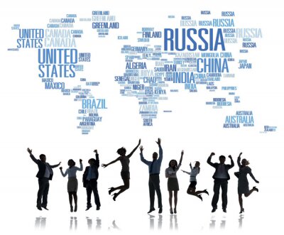 Papier peint  Russie mondial Pays internationale mondialisation Concept