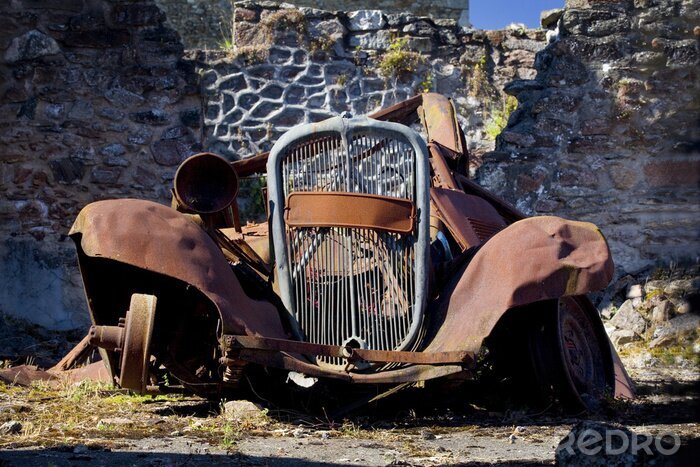 Papier peint  Rusty vieille voiture