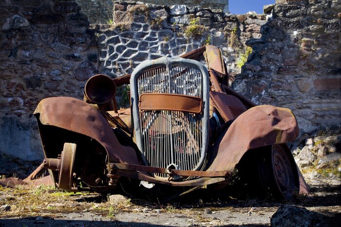 Papier peint  Rusty vieille voiture