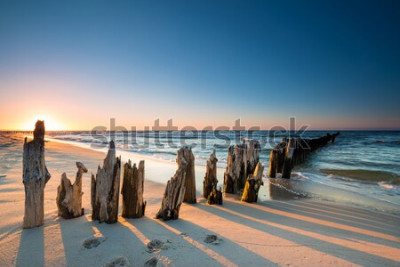 Papier peint  Sable de mer et plage