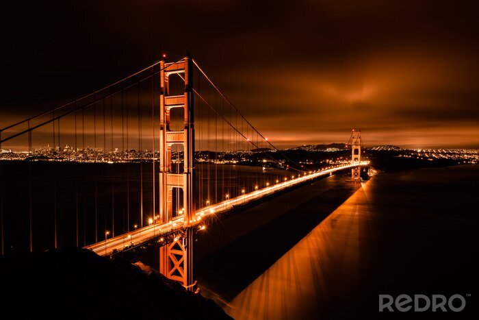 Papier peint  San Francisco de nuit