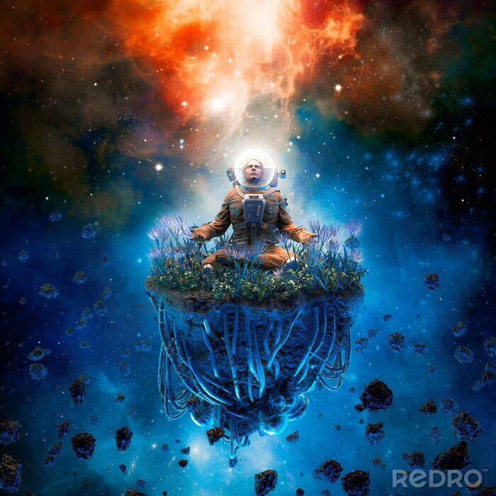 Papier peint  Scène spatiale fantastique