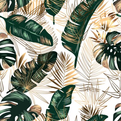 Seamless jungle background