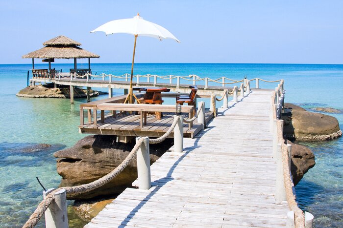 Papier peint  Séjour au paradis tropical