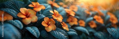 Papier peint  Selective Focus Strelitzia Flowers Decorat, Banner Image For Website, Background, Desktop Wallpaper