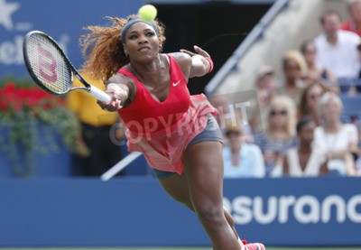 Papier peint  Serena Williams avant de jouer une balle