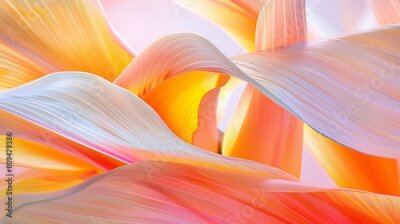 Papier peint  Serenity Unveiled: Zooming in reveals the Strelitzia flower's serene beauty, a gentle reminder to find peace within.
