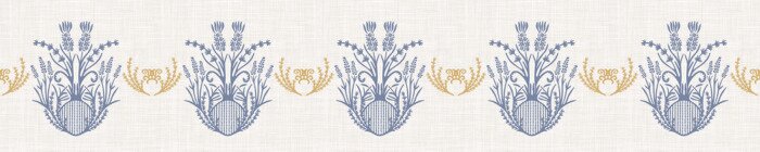 Papier peint  Shabby chic fleurs subtiles