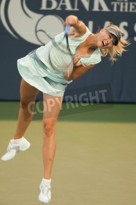 Papier peint  Sharapova joue une balle