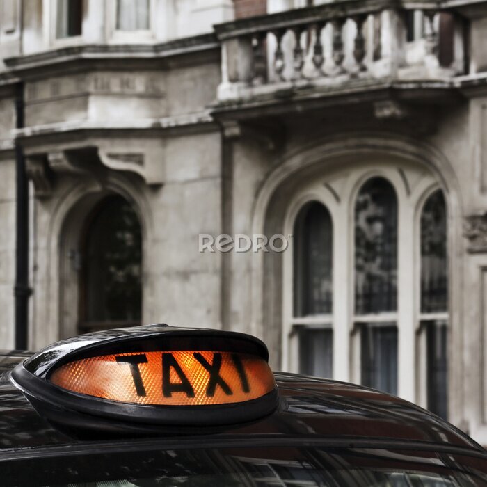 Papier peint  Signe de taxi
