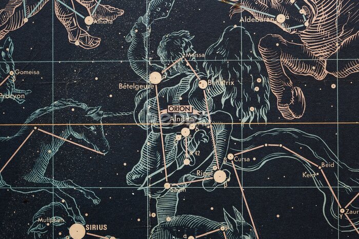 Papier peint  Sirius et Orion