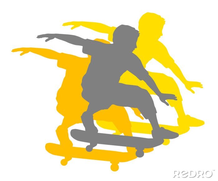 Papier peint  Skateboarding