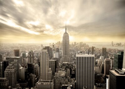 Skyline de New York avec l'Empire State Building