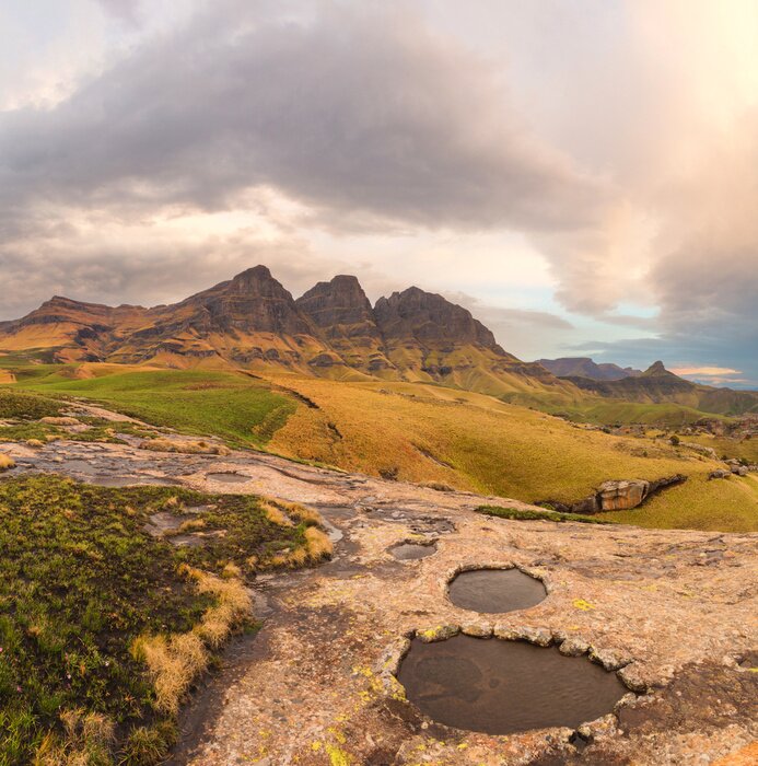 Papier peint  Sommets montagneux en Afrique