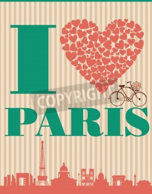 Papier peint  Souvenirs français