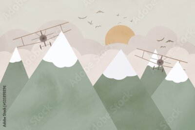 Papier peint  Special design wallpaper for children's room