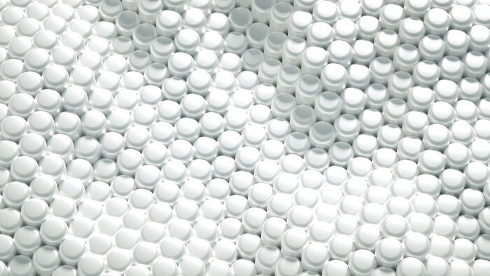 Papier peint  Sphères brillantes et élégantes