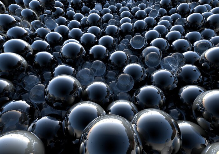 Papier peint  Sphères élégantes et brillantes