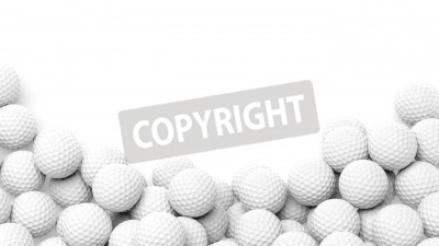 Papier peint  Sphères version balles de golf