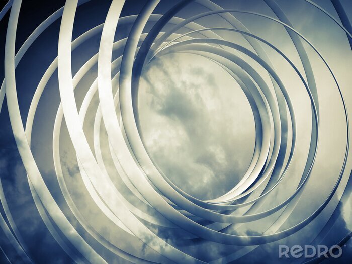 Papier peint  Spirale en 3D