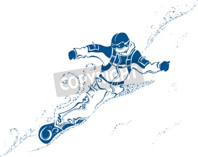 Papier peint  Sport 3D d'hiver