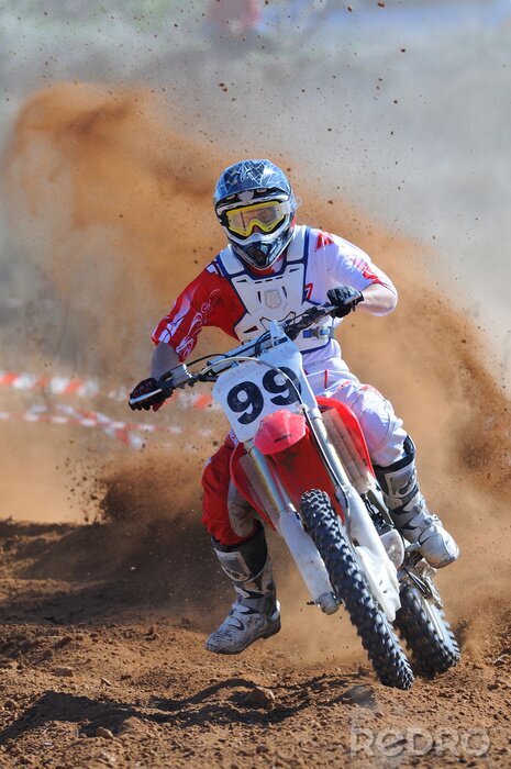 Papier peint  Sport motocross en folie