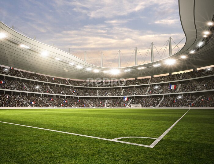 Papier peint  Stade avant le match